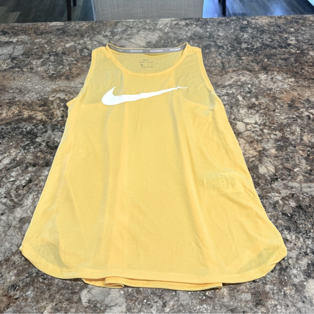 Women’s Nike Dri-FIT Yellow Running Tank